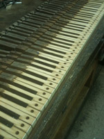 Damaged ivories removed