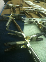 Ivory transplant in process