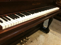 Keys in piano after ivory repair