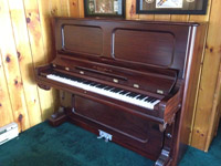 New England Piano upright after restoration