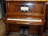 Restored Weaver upright player